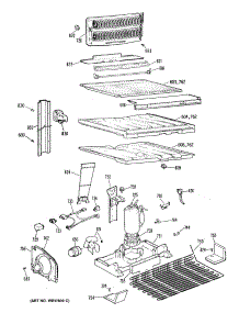 03 - Section3 parts for Ge Refrigerator TBCW18ZPBRWH from AppliancePartsPros.com