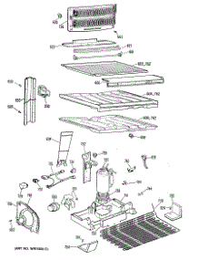 03 - Section3 parts for Ge Refrigerator TBCW19ZPARWH from AppliancePartsPros.com