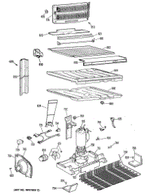 03 - Section3 parts for Ge Refrigerator TBCW19ZPBRWH from AppliancePartsPros.com