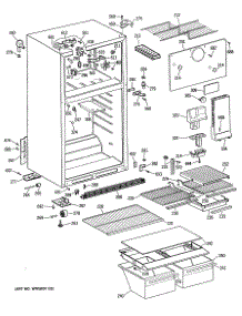 02 - Section2 parts for Ge Refrigerator TBE14DASDRHA from AppliancePartsPros.com