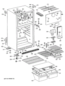 02 - Section2 parts for Ge Refrigerator TBE14DASFRHA from AppliancePartsPros.com