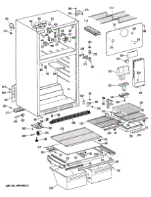 02 - Section2 parts for Ge Refrigerator TBE14DPHRAD from AppliancePartsPros.com