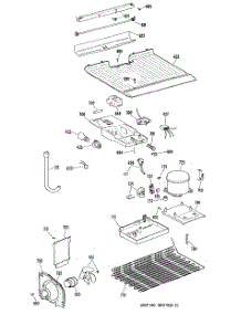 03 - Section3 parts for Ge Refrigerator TBE14DRKRWH from AppliancePartsPros.com
