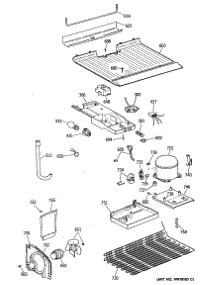 03 - Section3 parts for Ge Refrigerator TBE14SATDRWH from AppliancePartsPros.com