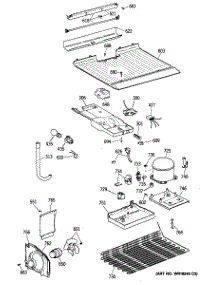 03 - Section3 parts for Ge Refrigerator TBE14SATJRAD from AppliancePartsPros.com