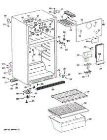 02 - Section2 parts for Ge Refrigerator TBE14SPHRAD from AppliancePartsPros.com