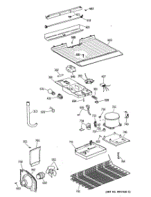 04 - Section4 parts for Ge Refrigerator TBE16DASFRAD from AppliancePartsPros.com