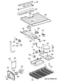 03 - Section3 parts for Ge Refrigerator TBE16DATJRWH from AppliancePartsPros.com