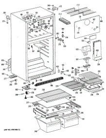 02 - Section2 parts for Ge Refrigerator TBE16DPHRAD from AppliancePartsPros.com