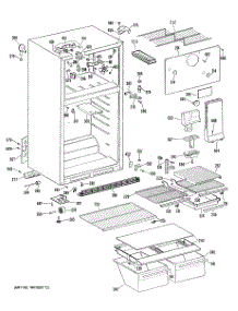02 - Section2 parts for Ge Refrigerator TBE16DRTRAD from AppliancePartsPros.com