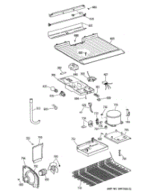 03 - Section3 parts for Ge Refrigerator TBE16JASDRWH from AppliancePartsPros.com