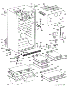 02 - Section2 parts for Ge Refrigerator TBE16JASFRHA from AppliancePartsPros.com