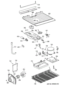 03 - Section3 parts for Ge Refrigerator TBE16JASFRWH from AppliancePartsPros.com