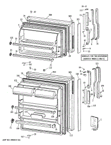 02 - Section2 parts for Ge Refrigerator TBE16SASDRWH from AppliancePartsPros.com