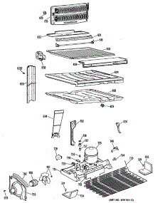 03 - Section3 parts for Ge Refrigerator TBE18DPERAD from AppliancePartsPros.com