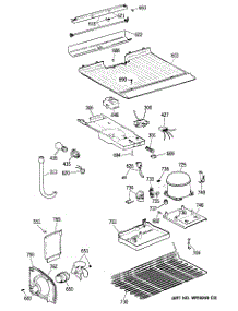 03 - Section3 parts for Ge Refrigerator TBE18NAYBRAD from AppliancePartsPros.com