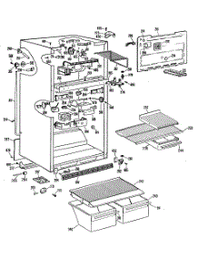 02 - Section2 parts for Ge Refrigerator TBE18PRERAD from AppliancePartsPros.com