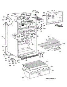 02 - Section2 parts for Ge Refrigerator TBE18PRFRWH from AppliancePartsPros.com