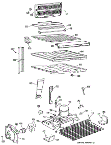 03 - Section3 parts for Ge Refrigerator TBE18ZPKRAD from AppliancePartsPros.com