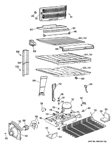 03 - Section3 parts for Ge Refrigerator TBE18ZPLRAD from AppliancePartsPros.com