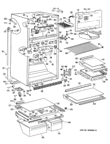 02 - Section2 parts for Ge Refrigerator TBE18ZPLRWH from AppliancePartsPros.com