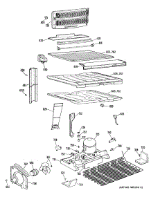 03 - Section3 parts for Ge Refrigerator TBE21DRERWH from AppliancePartsPros.com