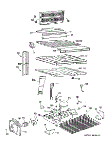 03 - Section3 parts for Ge Refrigerator TBE24ZPLRAD from AppliancePartsPros.com