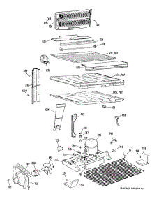 03 - Section3 parts for Ge Refrigerator TBE24ZRERAD from AppliancePartsPros.com