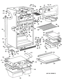 02 - Section2 parts for Ge Refrigerator TBE25ZRDRWH from AppliancePartsPros.com