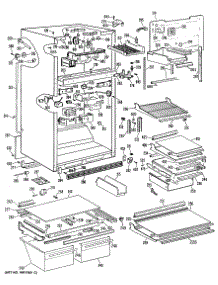 02 - Section2 parts for Ge Refrigerator TBEW19ZPKRWH from AppliancePartsPros.com