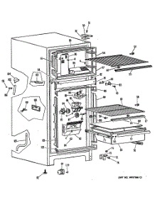 02 - Section2 parts for Ge Refrigerator TBF12DMC from AppliancePartsPros.com