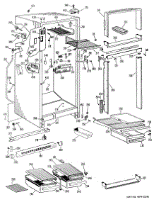 02 - Section2 parts for Ge Refrigerator TBF14DGR from AppliancePartsPros.com