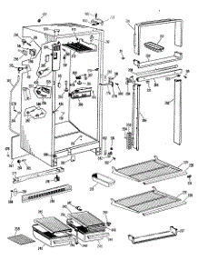 02 - Section2 parts for Ge Refrigerator TBF14VKD from AppliancePartsPros.com