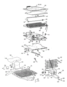03 - Section3 parts for Ge Refrigerator TBF15SFCL from AppliancePartsPros.com