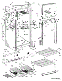 02 - Section2 parts for Ge Refrigerator TBF16VGB from AppliancePartsPros.com