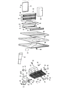 03 - Section3 parts for Ge Refrigerator TBF17CFBR from AppliancePartsPros.com