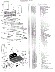 03 - Section3 parts for Ge Refrigerator TBF17LAB from AppliancePartsPros.com