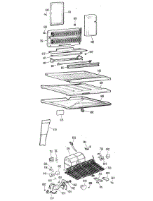 03 - Section3 parts for Ge Refrigerator TBF17SFFR from AppliancePartsPros.com