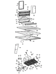 03 - Section3 parts for Ge Refrigerator TBF19KCBR from AppliancePartsPros.com