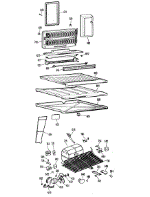 03 - Section3 parts for Ge Refrigerator TBF19PBCR from AppliancePartsPros.com