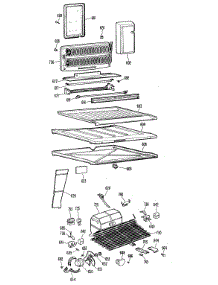 03 - Section3 parts for Ge Refrigerator TBF19ZBMR from AppliancePartsPros.com