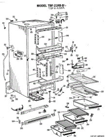04 - Section4 parts for Ge Refrigerator TBF21RBBR from AppliancePartsPros.com