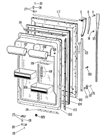 02 - Section2 parts for Ge Refrigerator TBF21RBDL from AppliancePartsPros.com