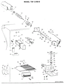03 - Section3 parts for Ge Refrigerator TBF21RBDR from AppliancePartsPros.com