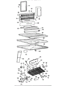 03 - Section3 parts for Ge Refrigerator TBF22DCCR from AppliancePartsPros.com