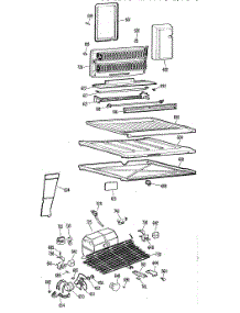 03 - Section3 parts for Ge Refrigerator TBFM17VCCL from AppliancePartsPros.com