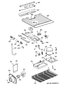 03 - Section3 parts for Ge Refrigerator TBG16DAXHRAD from AppliancePartsPros.com