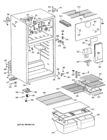 02 - Section2 parts for Ge Refrigerator TBG16DAXHRWH from AppliancePartsPros.com