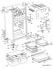 02 - Section2 parts for Ge Refrigerator TBG16JAXHRAD from AppliancePartsPros.com