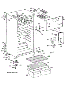 02 - Section2 parts for Ge Refrigerator TBG16SAXHRWH from AppliancePartsPros.com